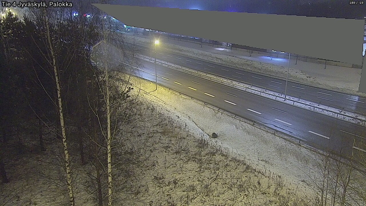 Weather Camera Image Väg 4 Jyväskylä, Palokka, Jyväskylä, Keski-Suomi