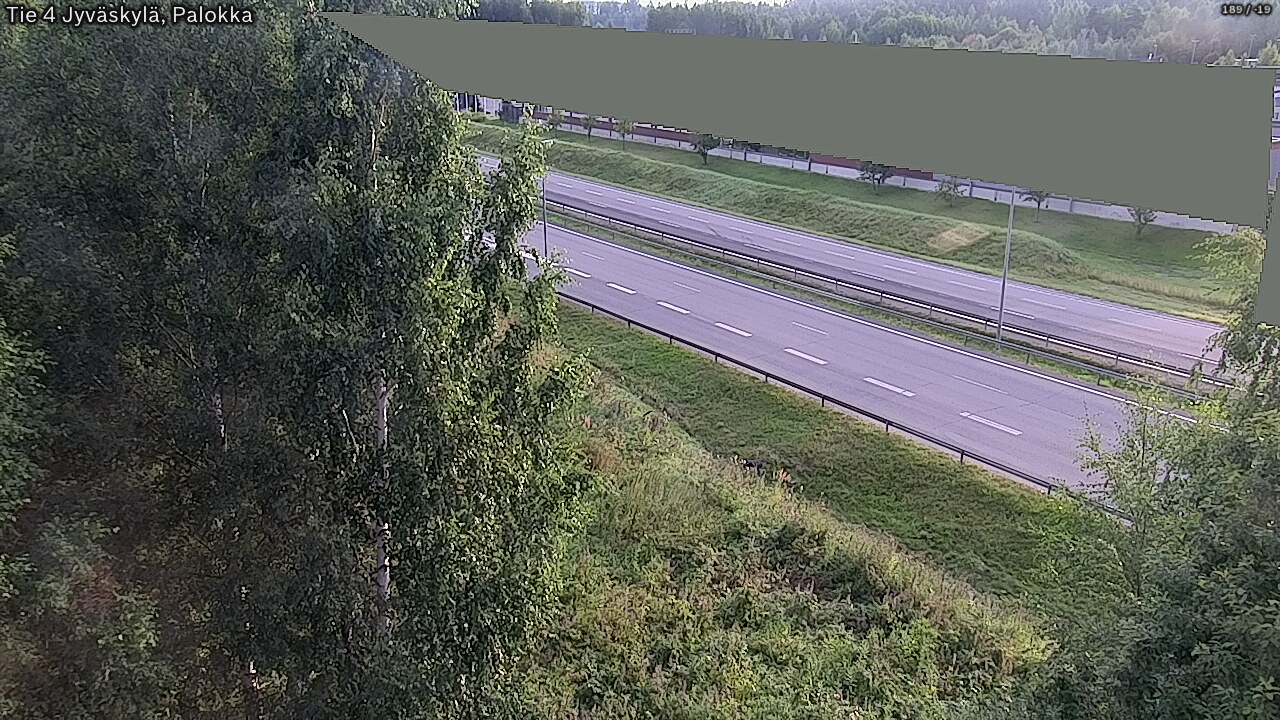 Weather Camera Image Road 4 Jyväskylä, Palokka, Jyväskylä, Keski-Suomi