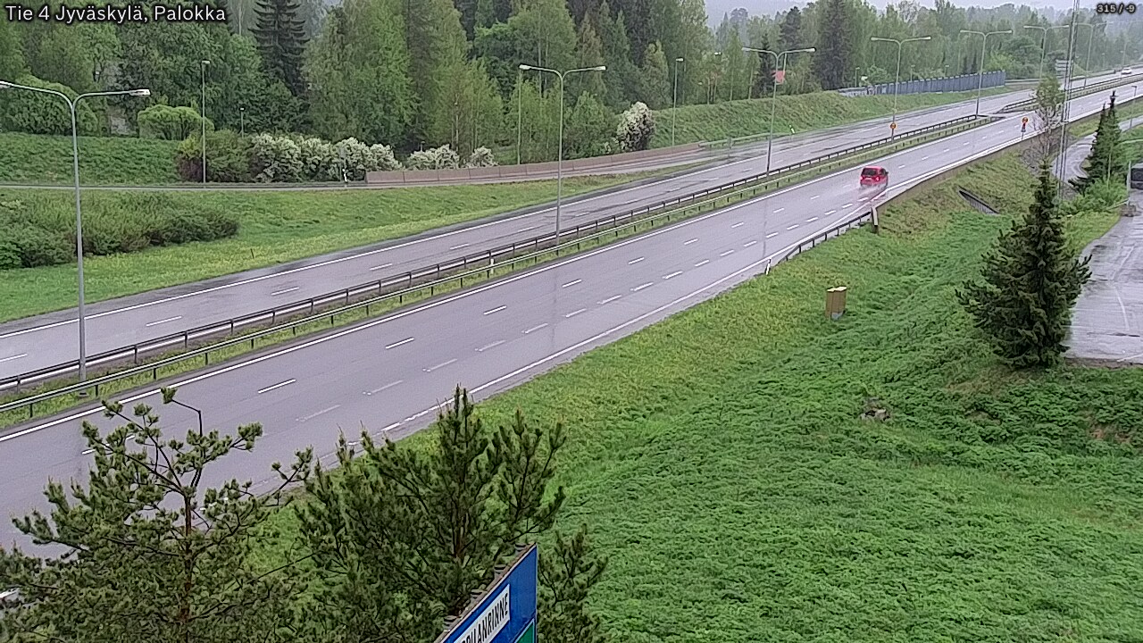 Weather Camera Image Väg 4 Jyväskylä, Palokka, Jyväskylä, Keski-Suomi