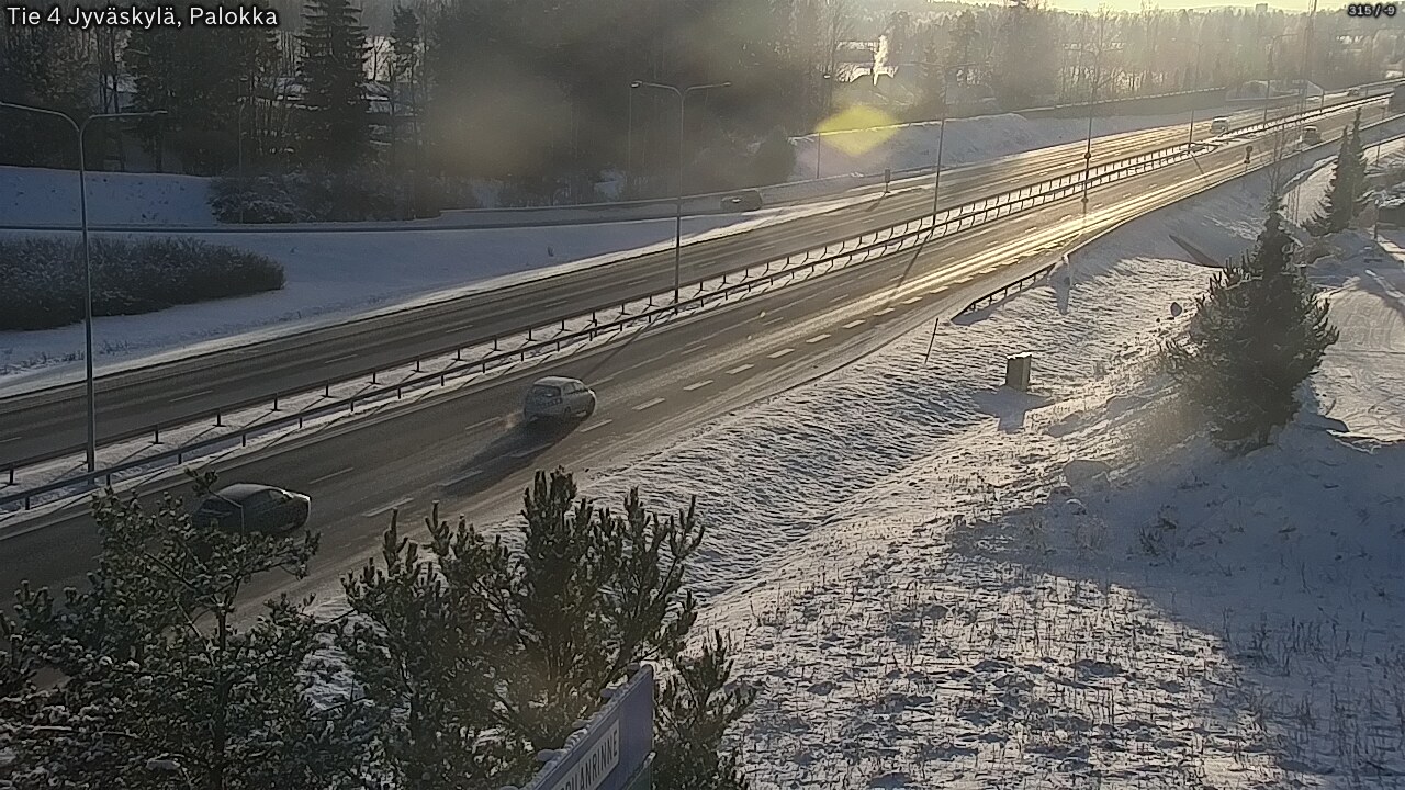 Weather Camera Image Road 4 Jyväskylä, Palokka, Jyväskylä, Keski-Suomi