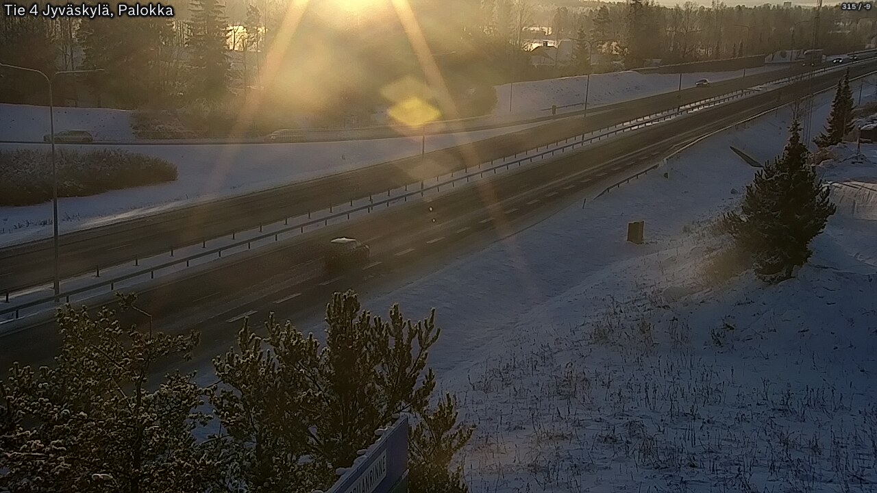 Weather Camera Image Road 4 Jyväskylä, Palokka, Jyväskylä, Keski-Suomi