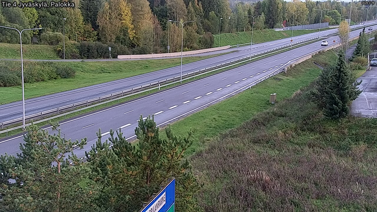 Weather Camera Image Väg 4 Jyväskylä, Palokka, Jyväskylä, Keski-Suomi