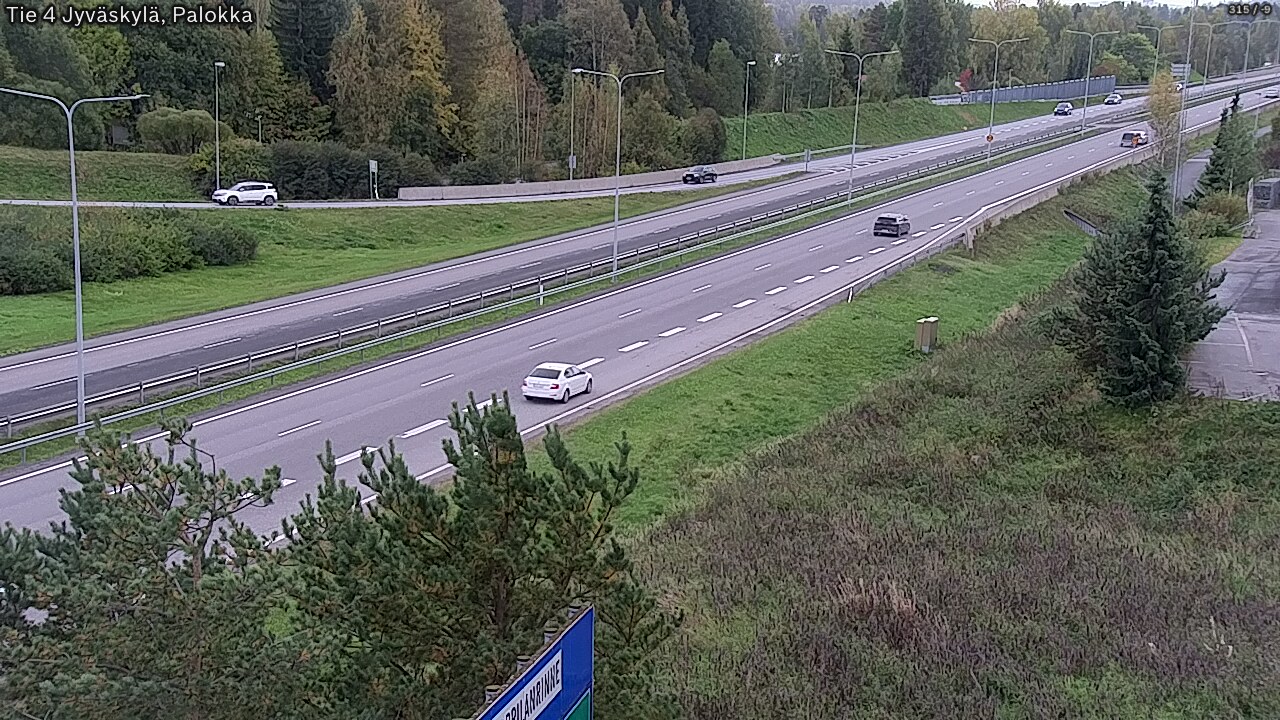 Weather Camera Image Väg 4 Jyväskylä, Palokka, Jyväskylä, Keski-Suomi