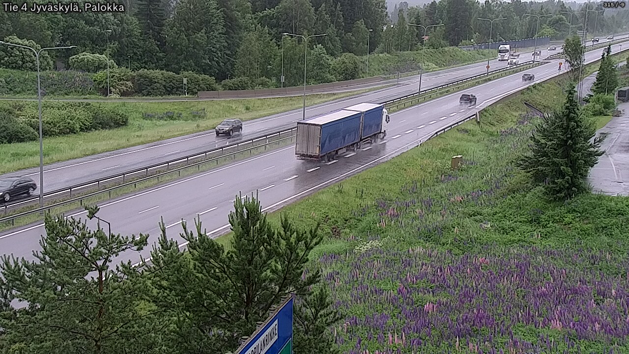 Weather Camera Image Road 4 Jyväskylä, Palokka, Jyväskylä, Keski-Suomi