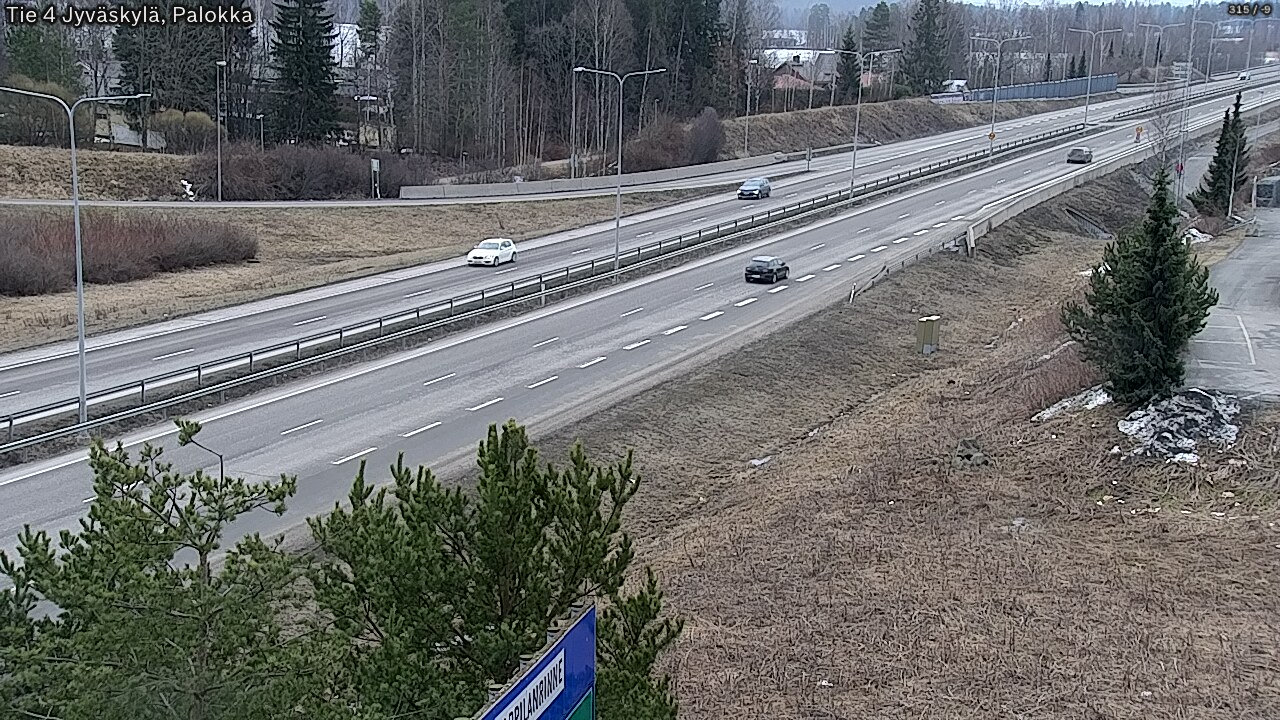 Weather Camera Image Road 4 Jyväskylä, Palokka, Jyväskylä, Keski-Suomi