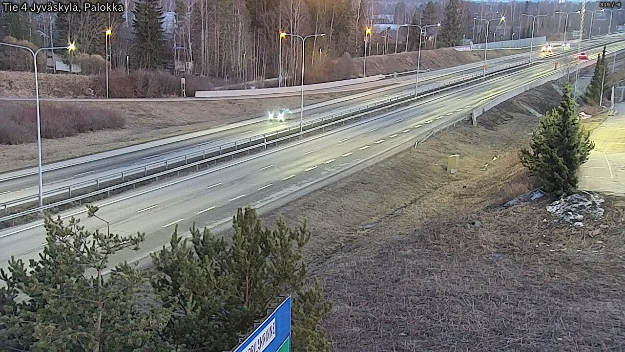 Weather Camera Image Road 4 Jyväskylä, Palokka, Jyväskylä, Keski-Suomi