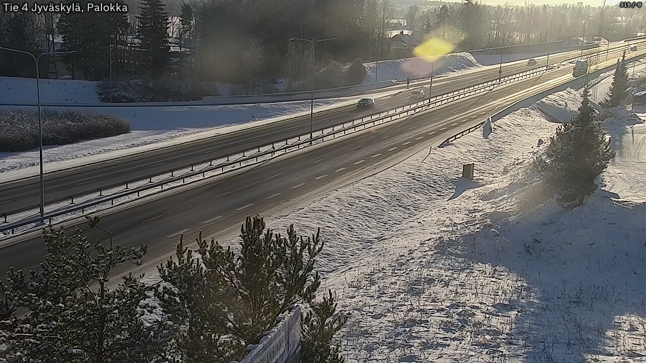 Weather Camera Image Road 4 Jyväskylä, Palokka, Jyväskylä, Keski-Suomi