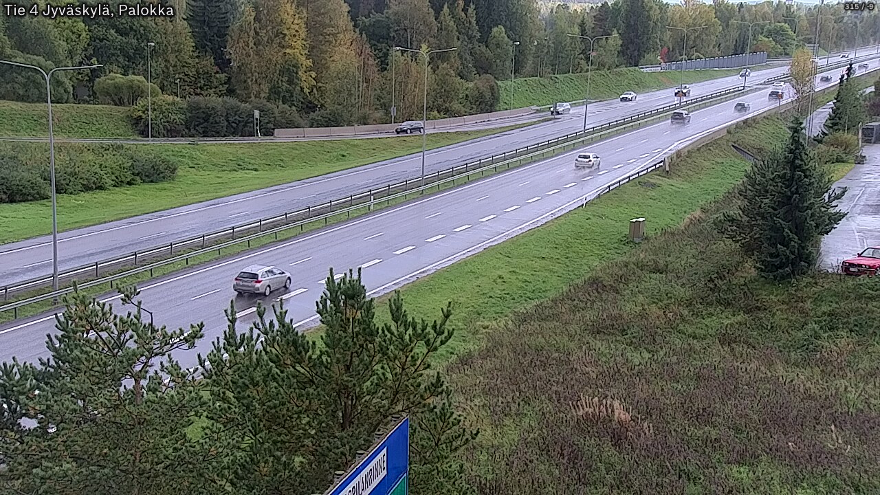 Weather Camera Image Väg 4 Jyväskylä, Palokka, Jyväskylä, Keski-Suomi