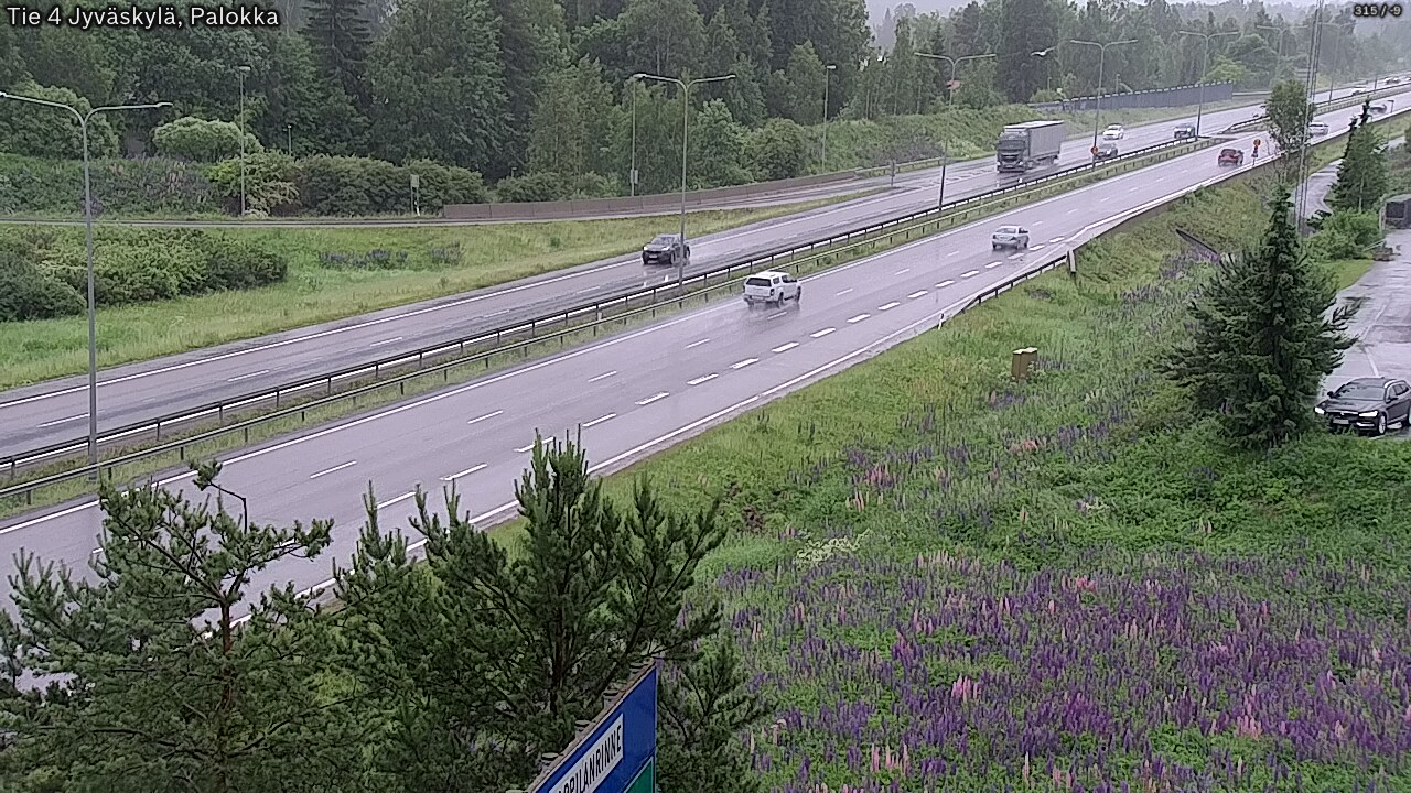 Weather Camera Image Road 4 Jyväskylä, Palokka, Jyväskylä, Keski-Suomi
