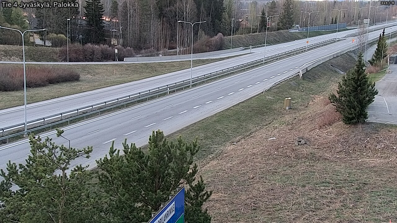 Weather Camera Image Road 4 Jyväskylä, Palokka, Jyväskylä, Keski-Suomi