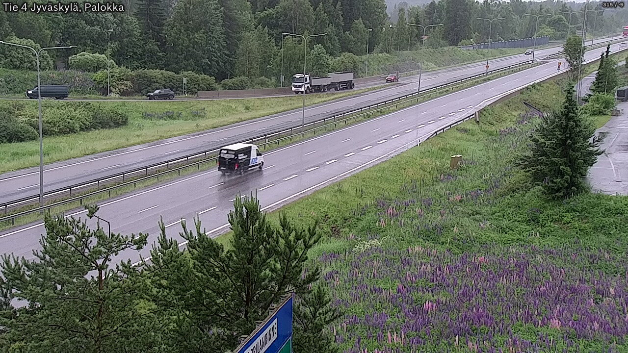 Weather Camera Image Road 4 Jyväskylä, Palokka, Jyväskylä, Keski-Suomi