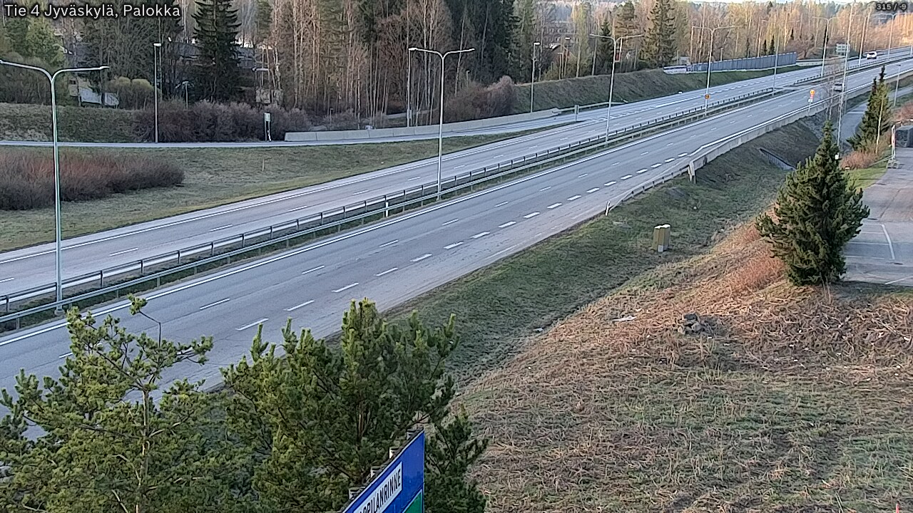 Weather Camera Image Road 4 Jyväskylä, Palokka, Jyväskylä, Keski-Suomi