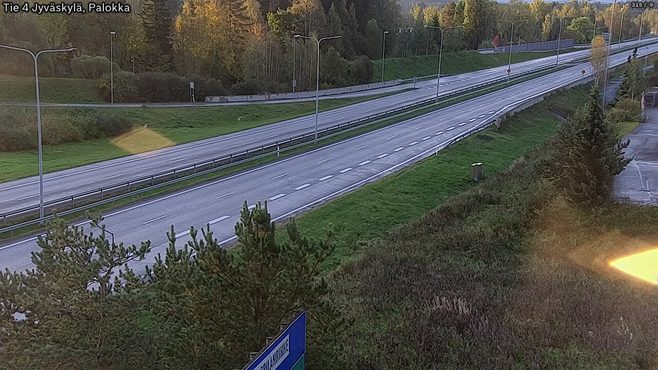 Weather Camera Image Väg 4 Jyväskylä, Palokka, Jyväskylä, Keski-Suomi