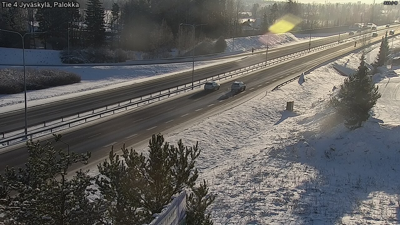 Weather Camera Image Road 4 Jyväskylä, Palokka, Jyväskylä, Keski-Suomi