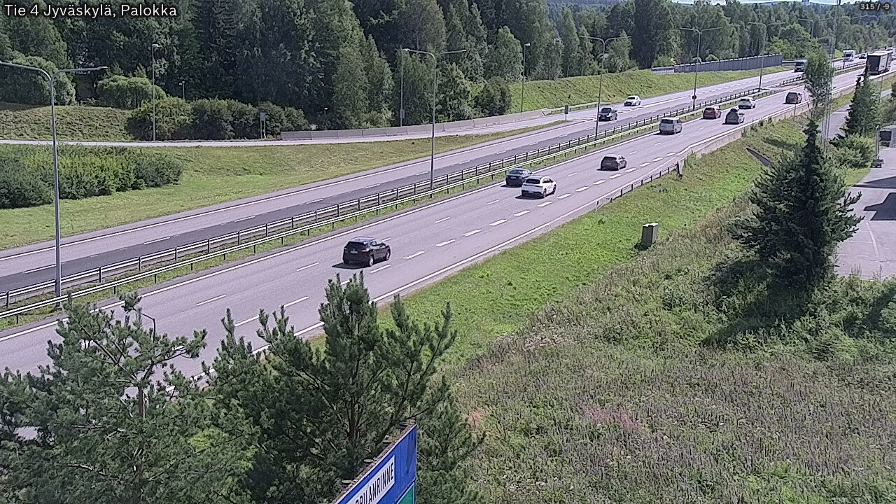 Kelikamerat Kuva Tie 4 Jyväskylä, Palokka, Jyväskylä, Keski-Suomi