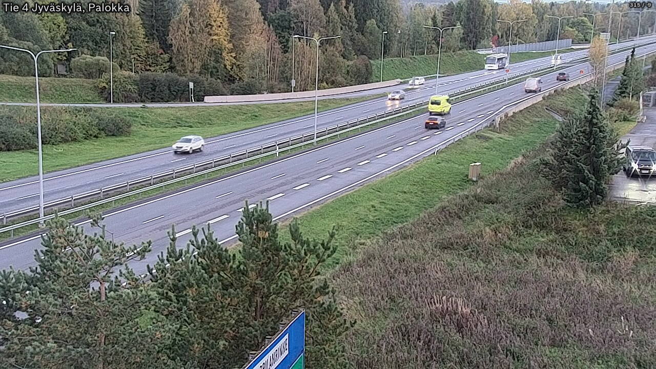 Weather Camera Image Väg 4 Jyväskylä, Palokka, Jyväskylä, Keski-Suomi