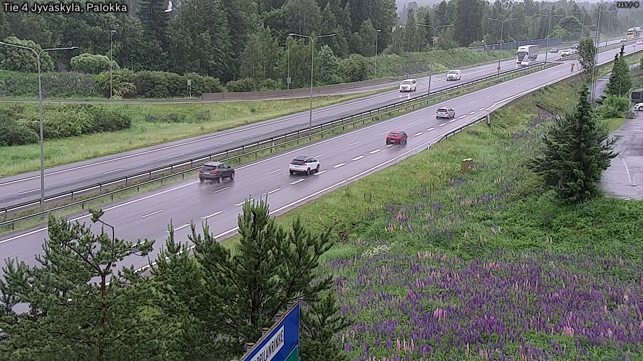 Weather Camera Image Road 4 Jyväskylä, Palokka, Jyväskylä, Keski-Suomi