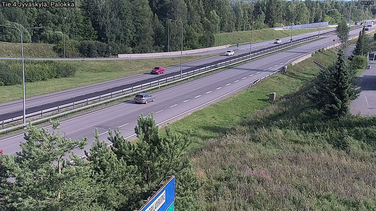 Kelikamerat Kuva Tie 4 Jyväskylä, Palokka, Jyväskylä, Keski-Suomi