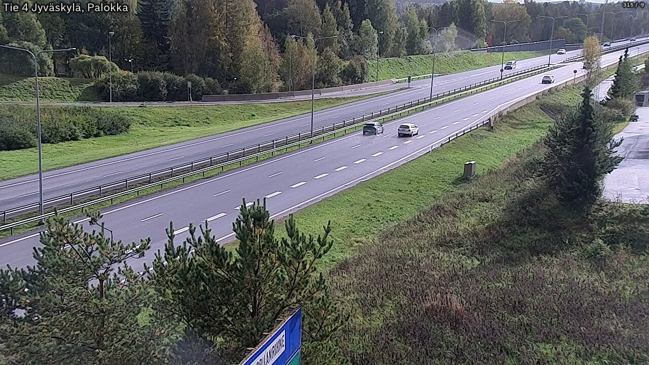 Weather Camera Image Väg 4 Jyväskylä, Palokka, Jyväskylä, Keski-Suomi