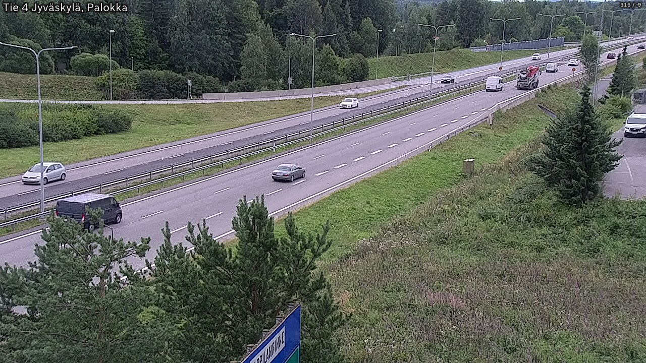 Weather Camera Image Road 4 Jyväskylä, Palokka, Jyväskylä, Keski-Suomi