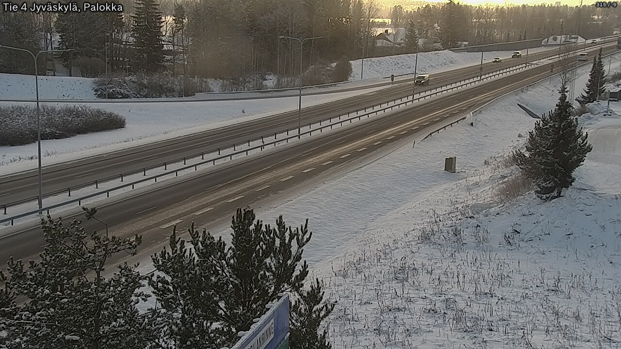 Weather Camera Image Road 4 Jyväskylä, Palokka, Jyväskylä, Keski-Suomi