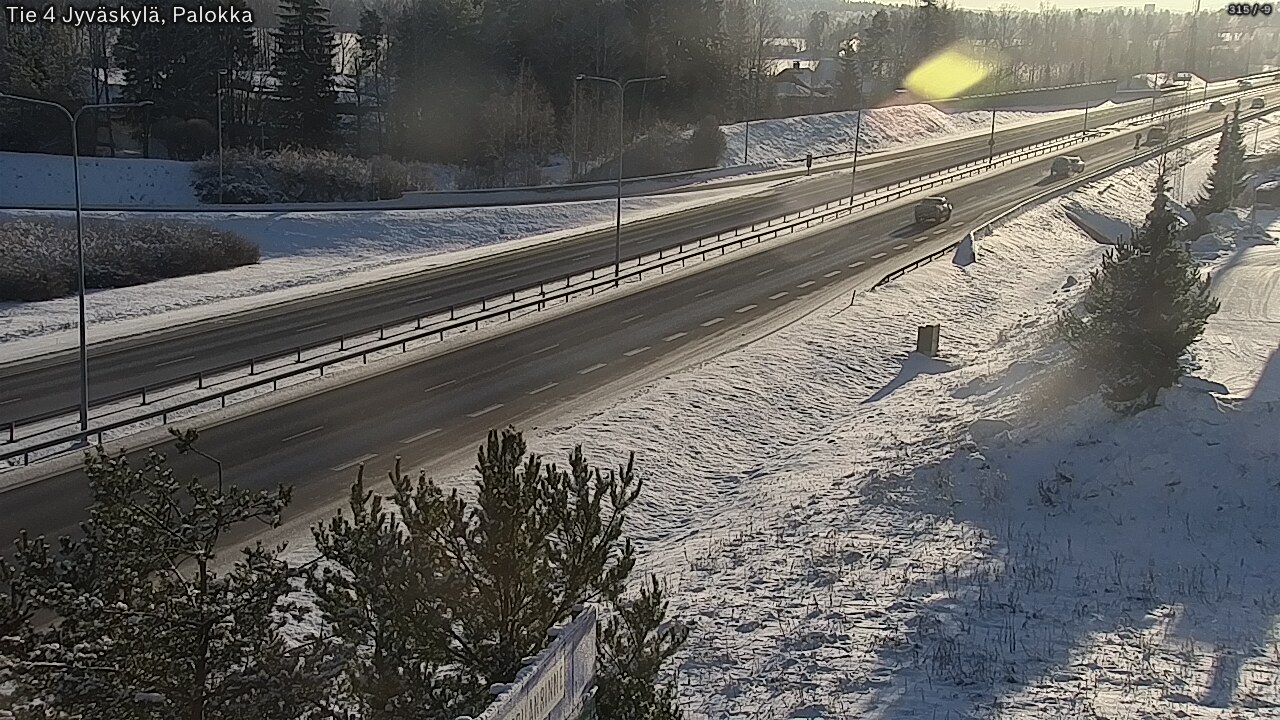 Weather Camera Image Road 4 Jyväskylä, Palokka, Jyväskylä, Keski-Suomi