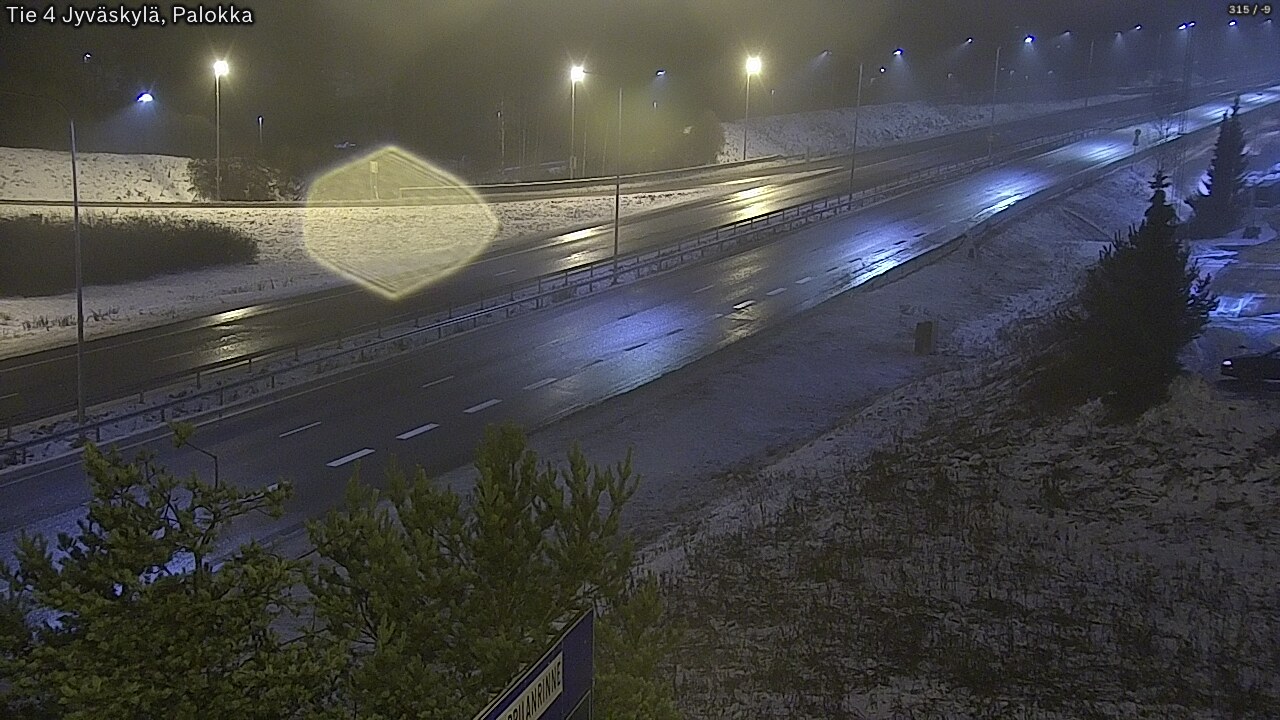 Weather Camera Image Väg 4 Jyväskylä, Palokka, Jyväskylä, Keski-Suomi