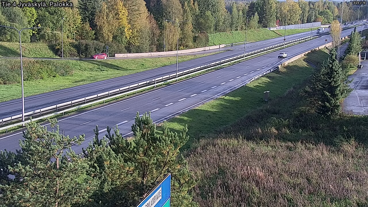 Weather Camera Image Väg 4 Jyväskylä, Palokka, Jyväskylä, Keski-Suomi