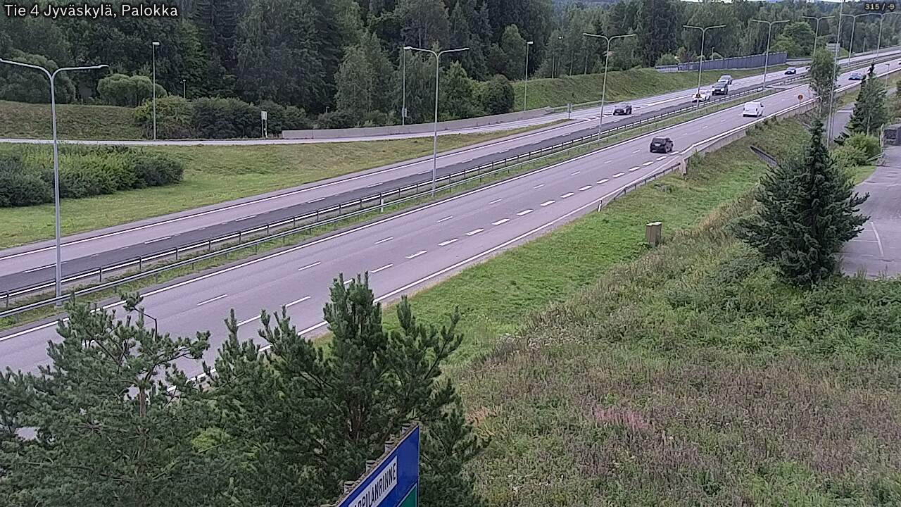 Weather Camera Image Road 4 Jyväskylä, Palokka, Jyväskylä, Keski-Suomi
