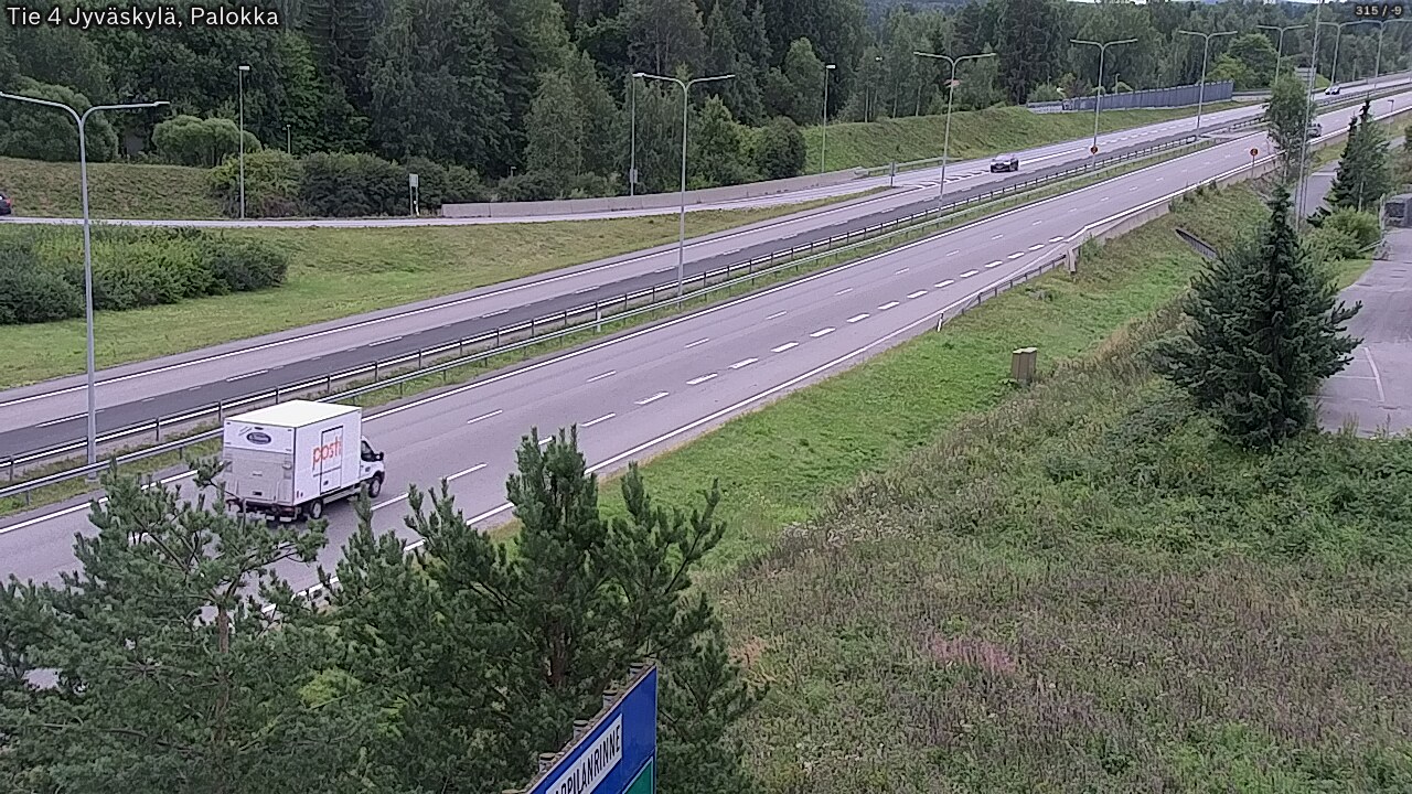 Weather Camera Image Road 4 Jyväskylä, Palokka, Jyväskylä, Keski-Suomi