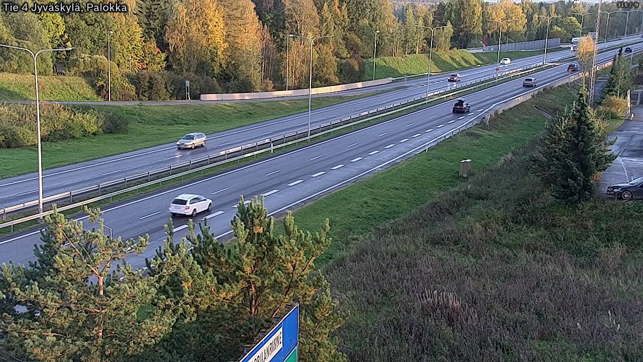 Weather Camera Image Väg 4 Jyväskylä, Palokka, Jyväskylä, Keski-Suomi