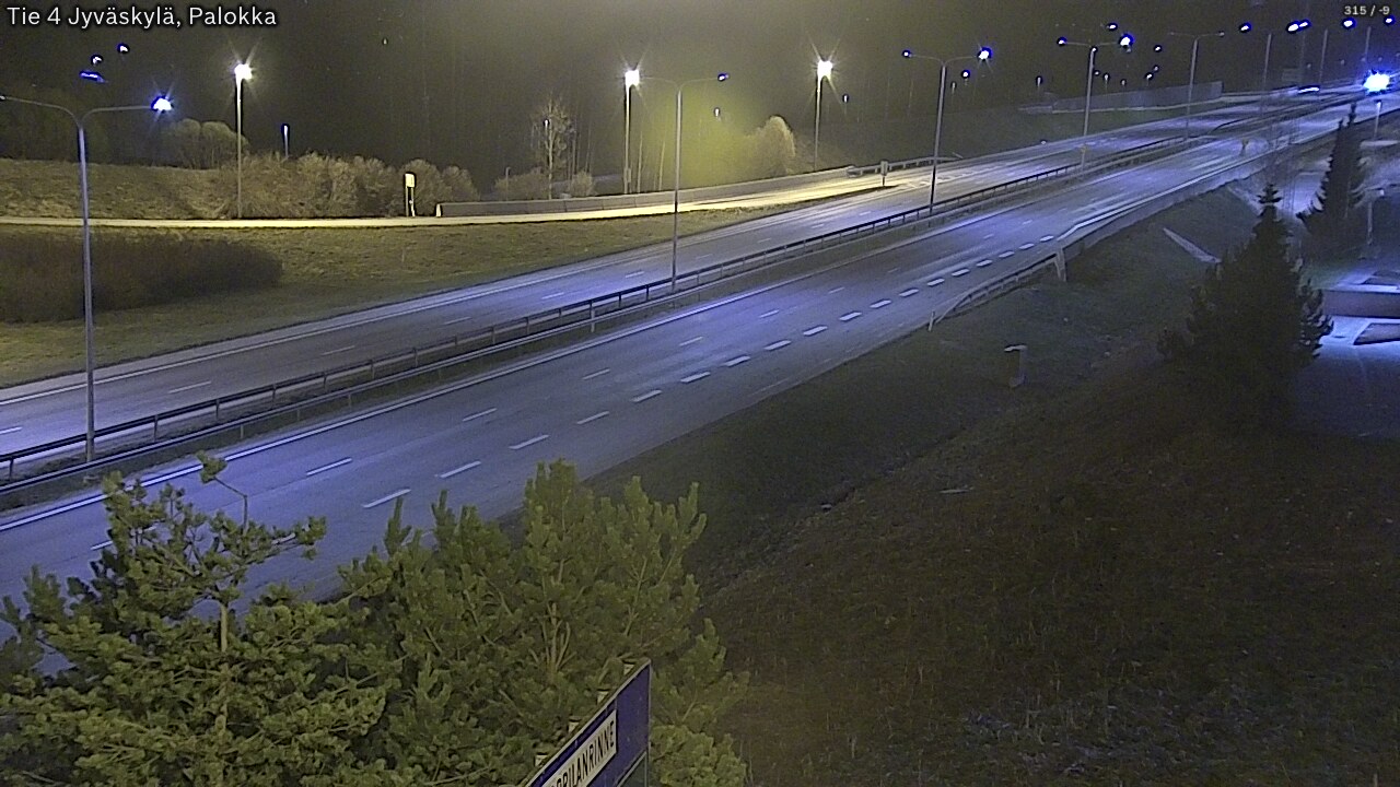 Weather Camera Image Road 4 Jyväskylä, Palokka, Jyväskylä, Keski-Suomi