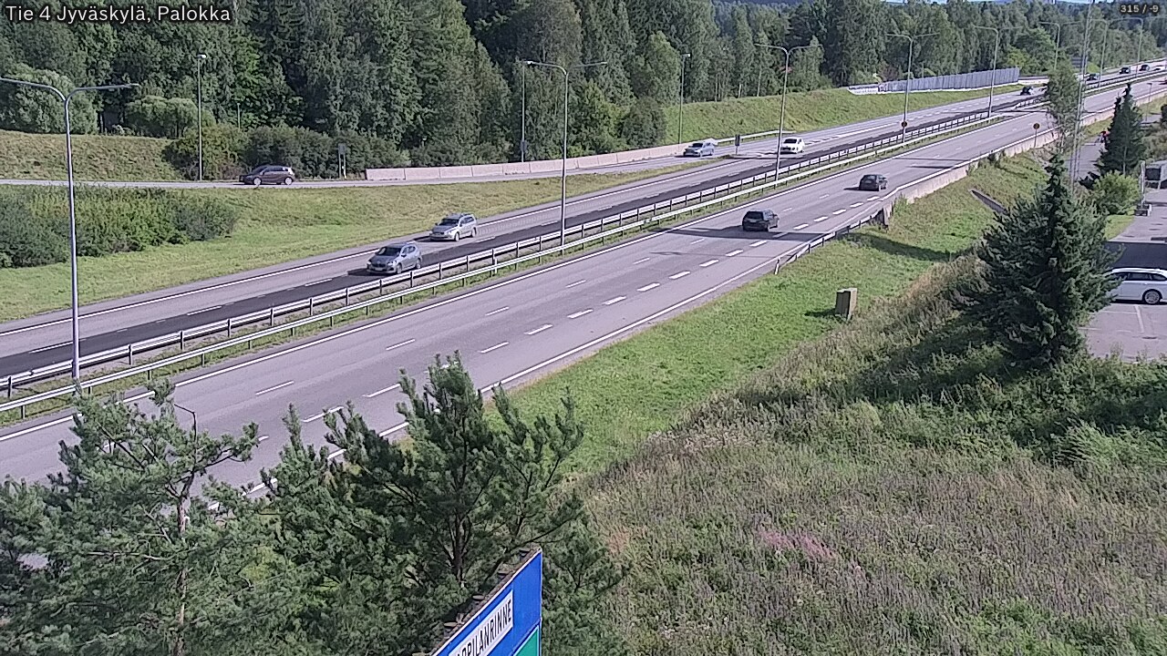 Kelikamerat Kuva Tie 4 Jyväskylä, Palokka, Jyväskylä, Keski-Suomi