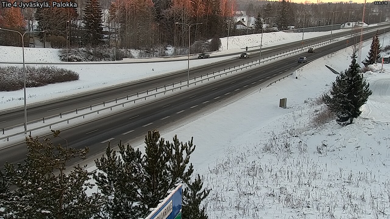 Weather Camera Image Road 4 Jyväskylä, Palokka, Jyväskylä, Keski-Suomi