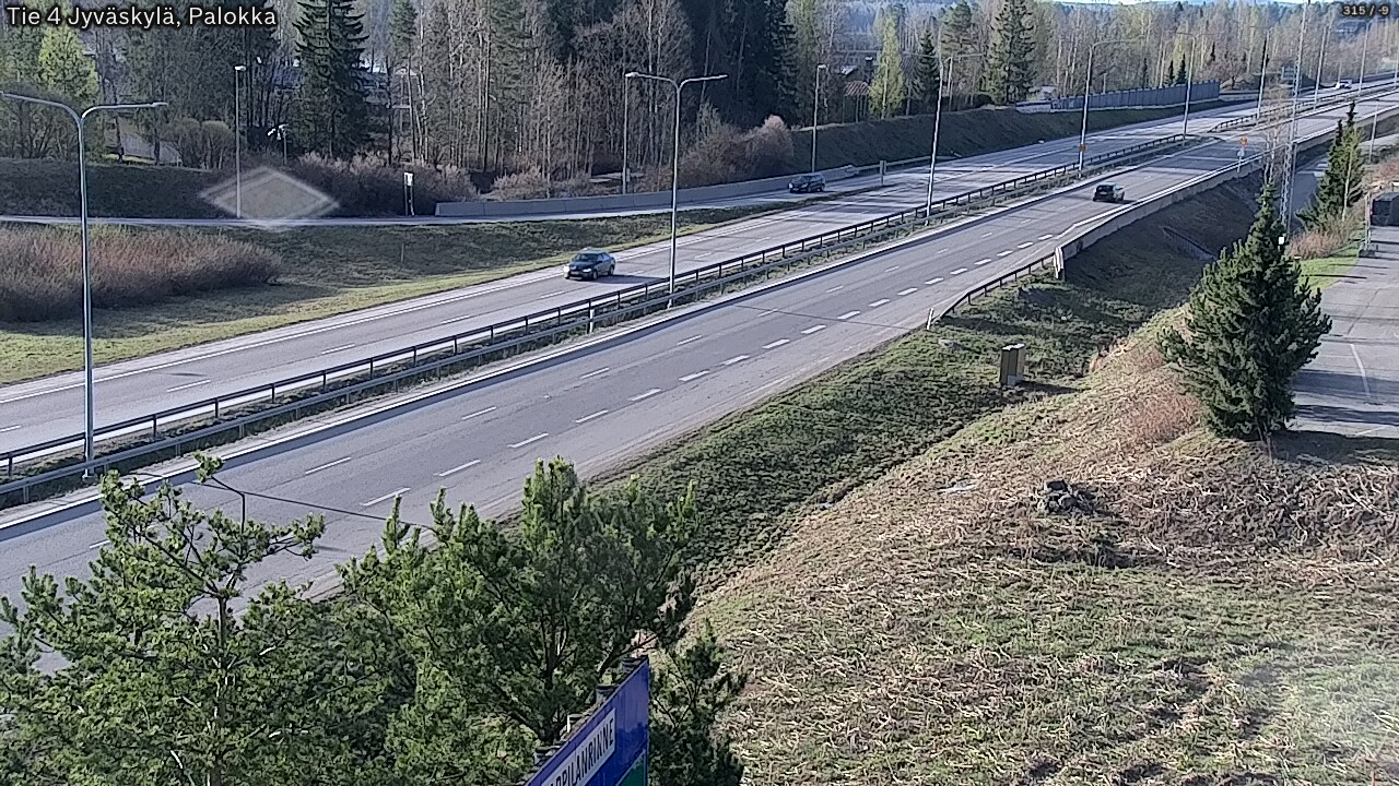 Weather Camera Image Road 4 Jyväskylä, Palokka, Jyväskylä, Keski-Suomi