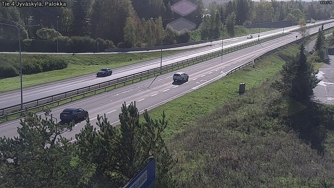 Weather Camera Image Road 4 Jyväskylä, Palokka, Jyväskylä, Keski-Suomi