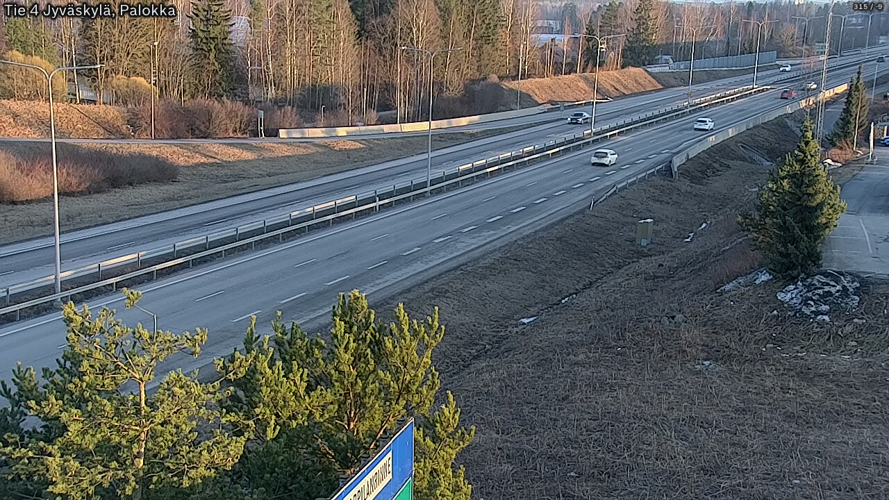 Weather Camera Image Road 4 Jyväskylä, Palokka, Jyväskylä, Keski-Suomi