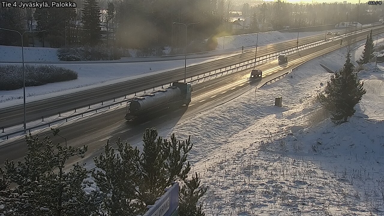 Weather Camera Image Road 4 Jyväskylä, Palokka, Jyväskylä, Keski-Suomi