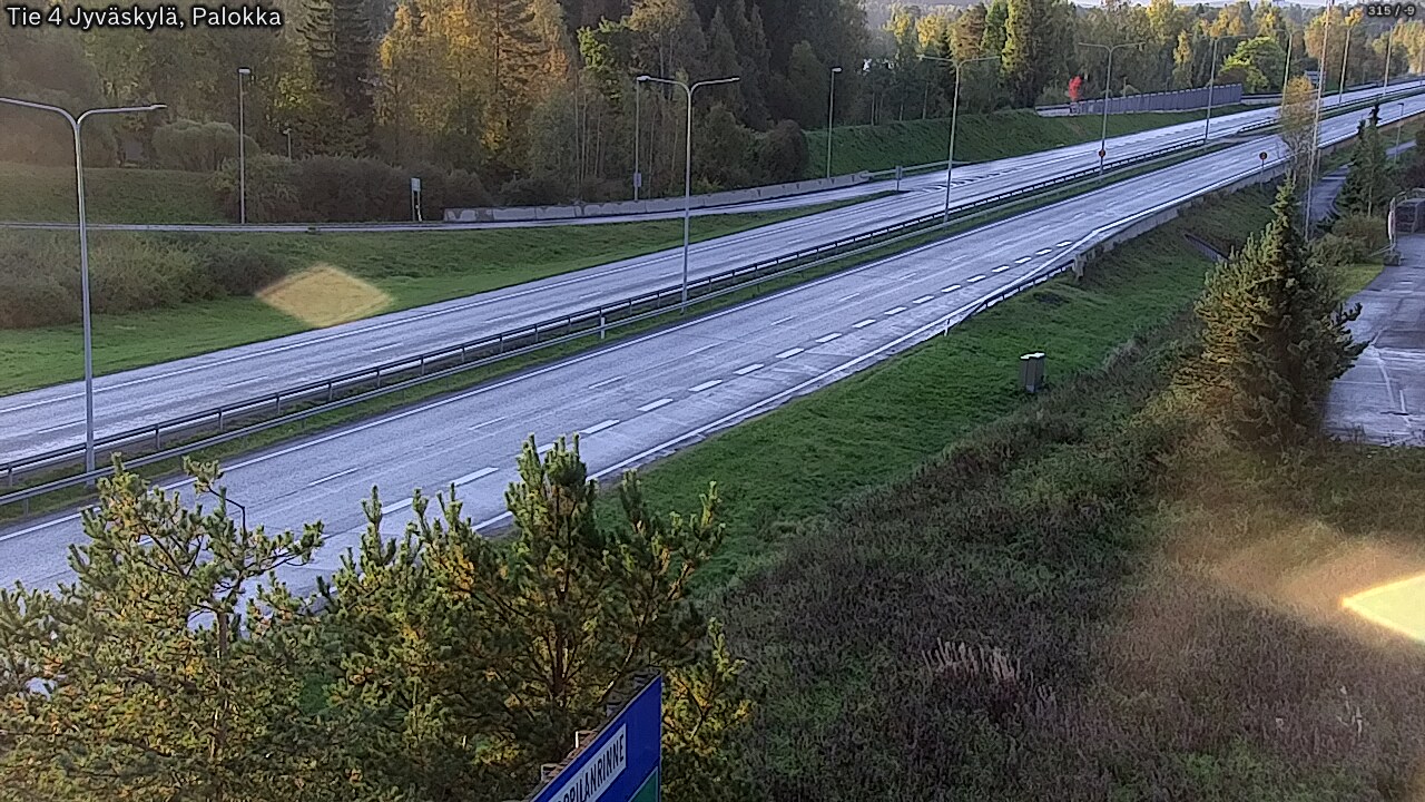 Weather Camera Image Väg 4 Jyväskylä, Palokka, Jyväskylä, Keski-Suomi