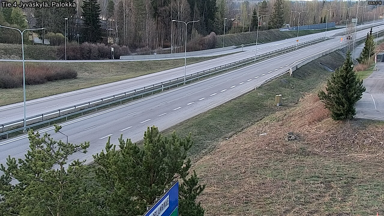 Weather Camera Image Road 4 Jyväskylä, Palokka, Jyväskylä, Keski-Suomi