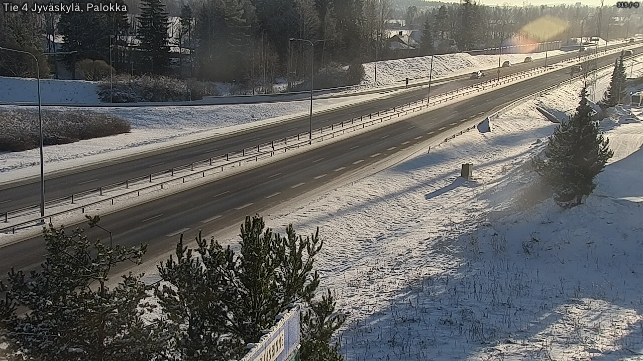 Weather Camera Image Road 4 Jyväskylä, Palokka, Jyväskylä, Keski-Suomi