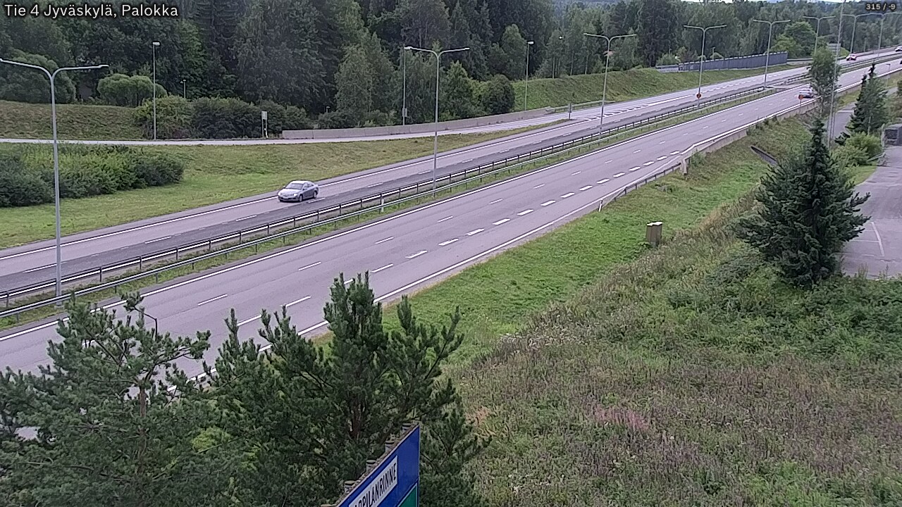 Weather Camera Image Road 4 Jyväskylä, Palokka, Jyväskylä, Keski-Suomi