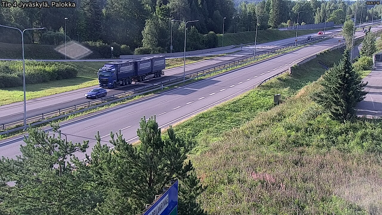 Kelikamerat Kuva Tie 4 Jyväskylä, Palokka, Jyväskylä, Keski-Suomi