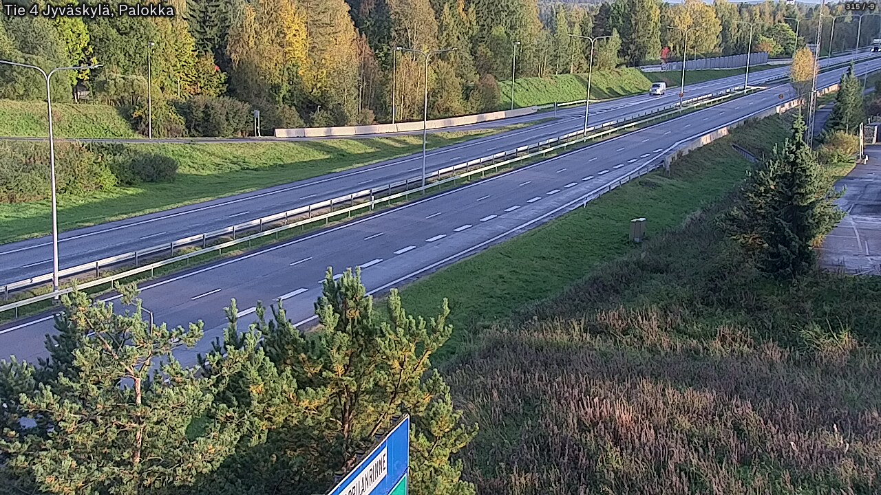 Weather Camera Image Väg 4 Jyväskylä, Palokka, Jyväskylä, Keski-Suomi