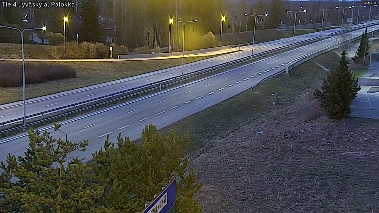 Weather Camera Image Road 4 Jyväskylä, Palokka, Jyväskylä, Keski-Suomi