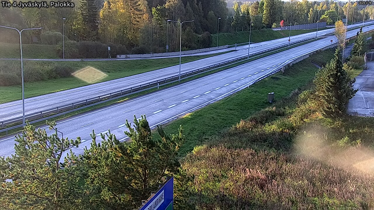 Weather Camera Image Väg 4 Jyväskylä, Palokka, Jyväskylä, Keski-Suomi