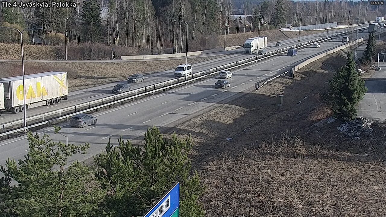 Kelikamerat Kuva Tie 4 Jyväskylä, Palokka, Jyväskylä, Keski-Suomi