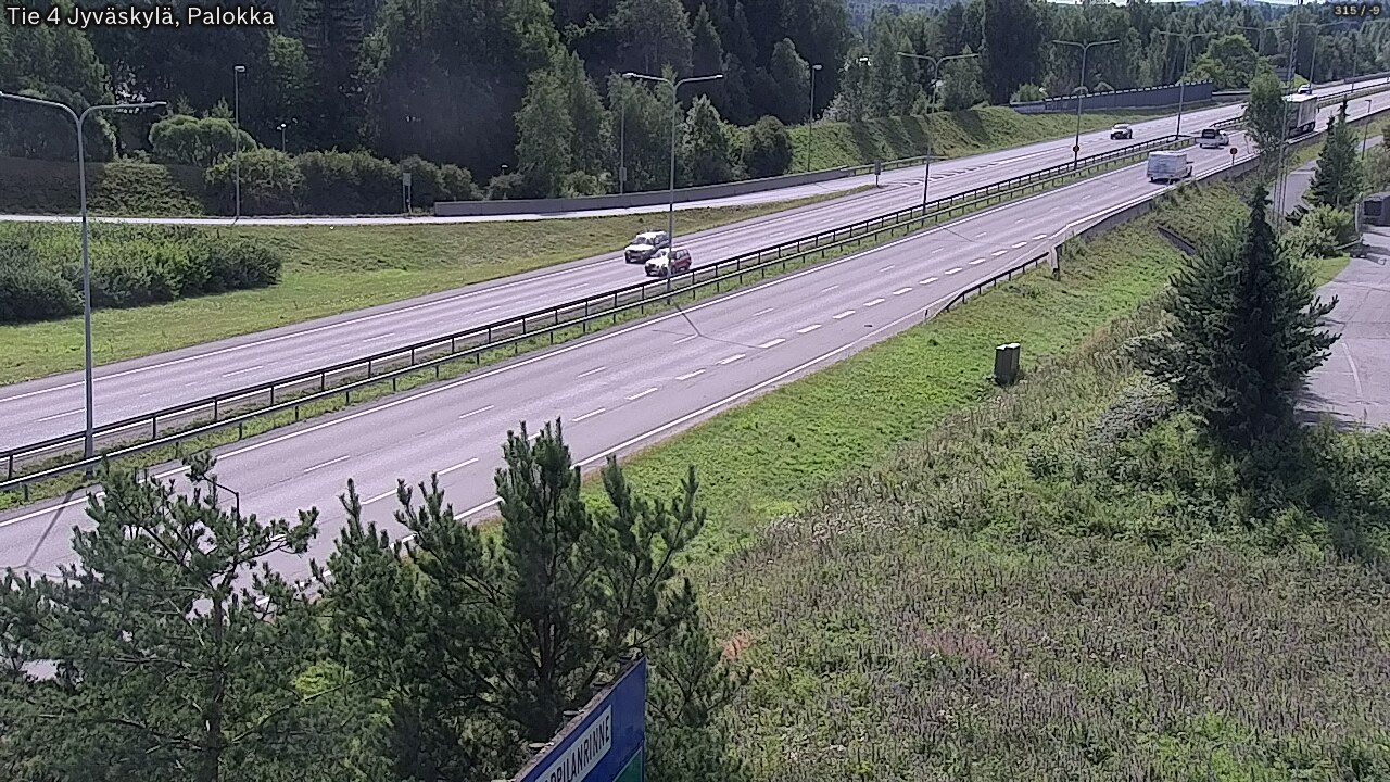 Kelikamerat Kuva Tie 4 Jyväskylä, Palokka, Jyväskylä, Keski-Suomi