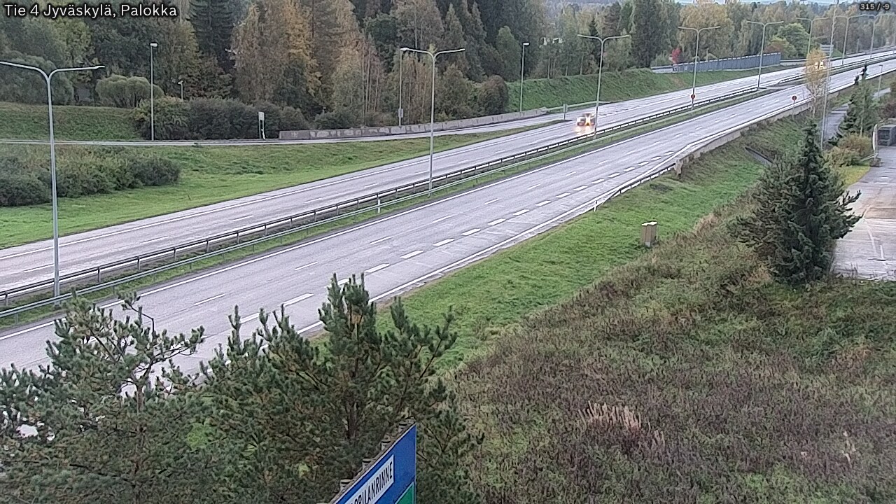 Weather Camera Image Väg 4 Jyväskylä, Palokka, Jyväskylä, Keski-Suomi