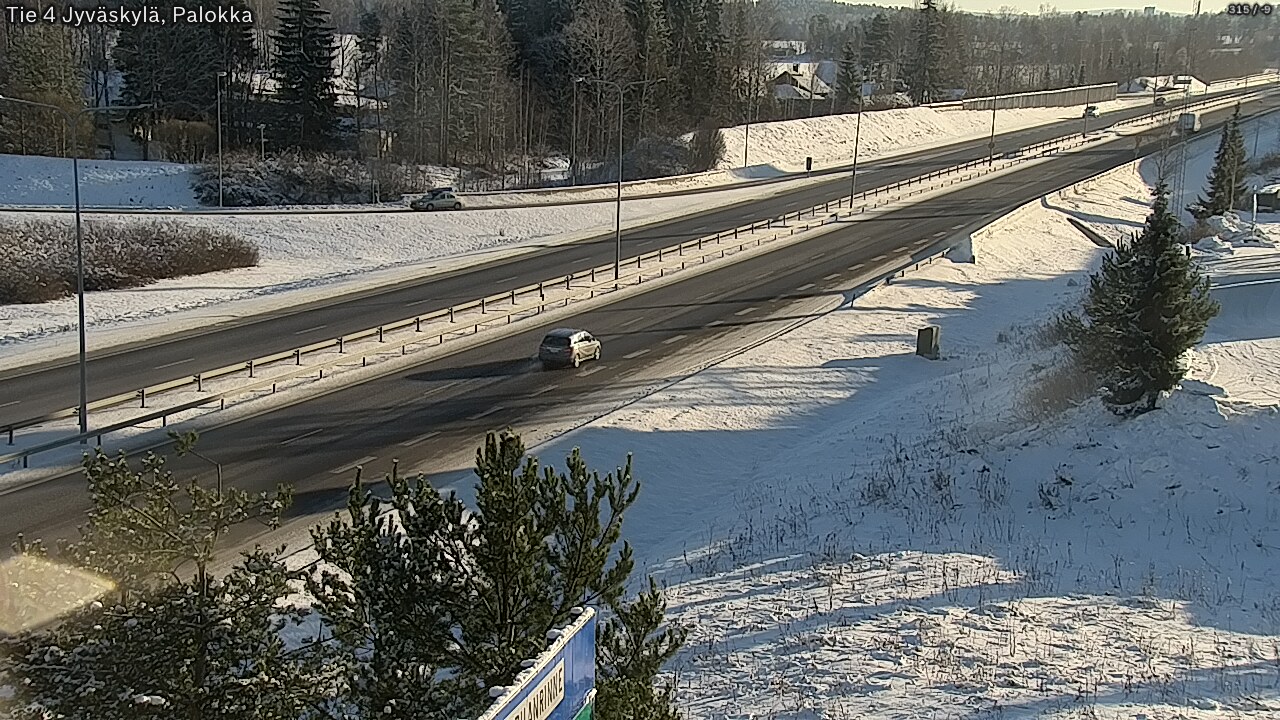 Weather Camera Image Road 4 Jyväskylä, Palokka, Jyväskylä, Keski-Suomi